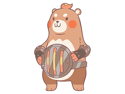 Cinderbear portrait