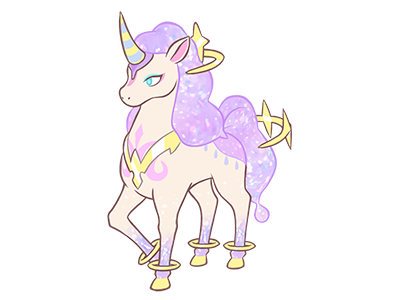 Unicorn portrait
