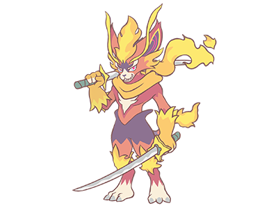 Flamblades portrait
